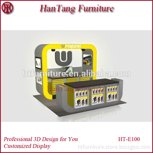 Popular mobile phone show booth for sale